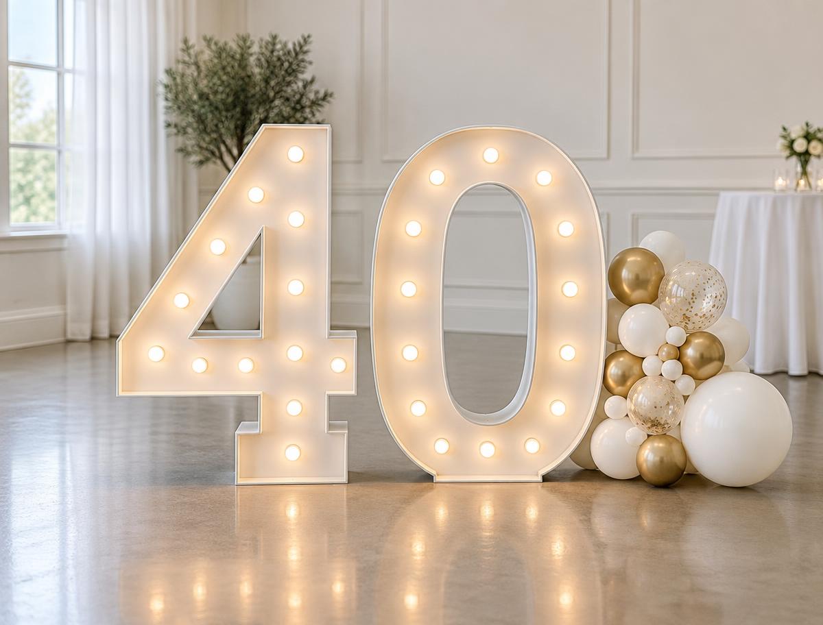 Balloon marquees — sample decor