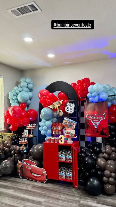 Cars Birthday (Cars) — balloon decor by Bambino Events TX, 1/1